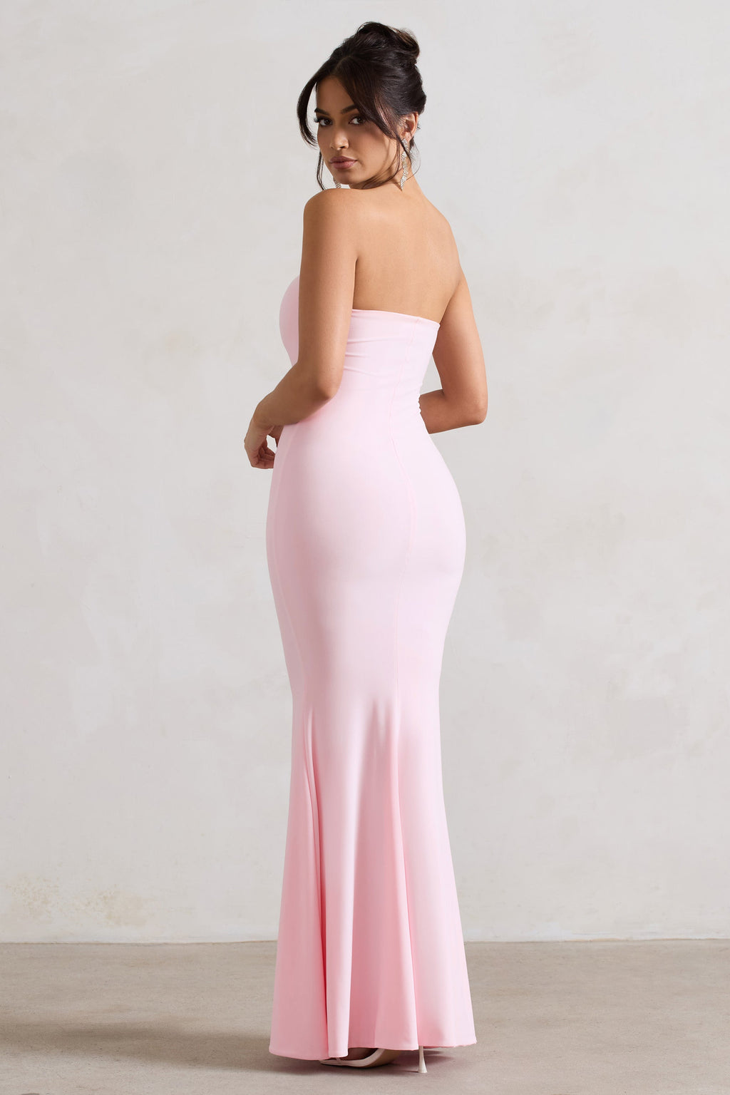 Ceremony | Pink Bandeau Maxi Dress