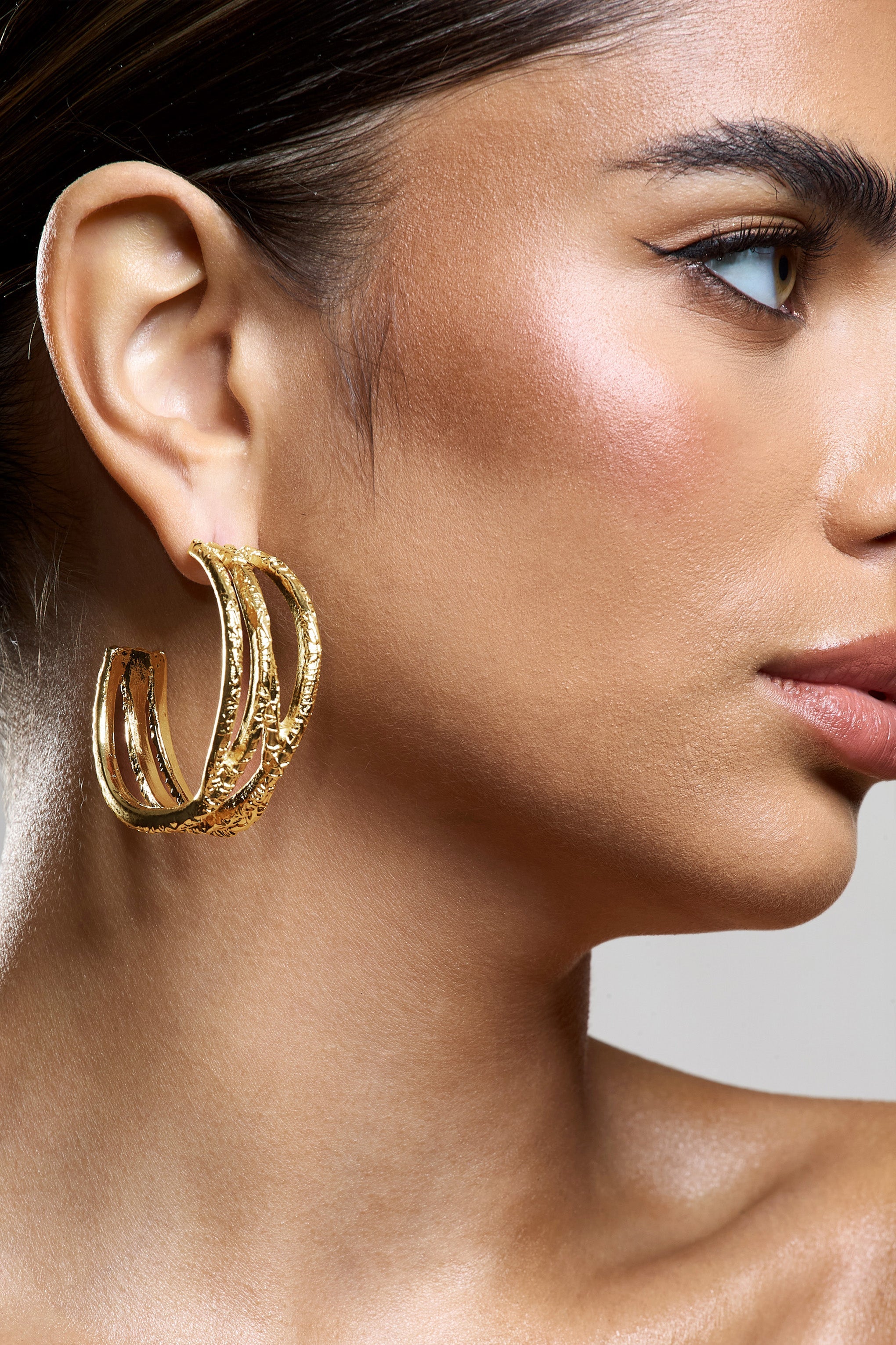 Mambo | Gold Layered Hoop Earrings