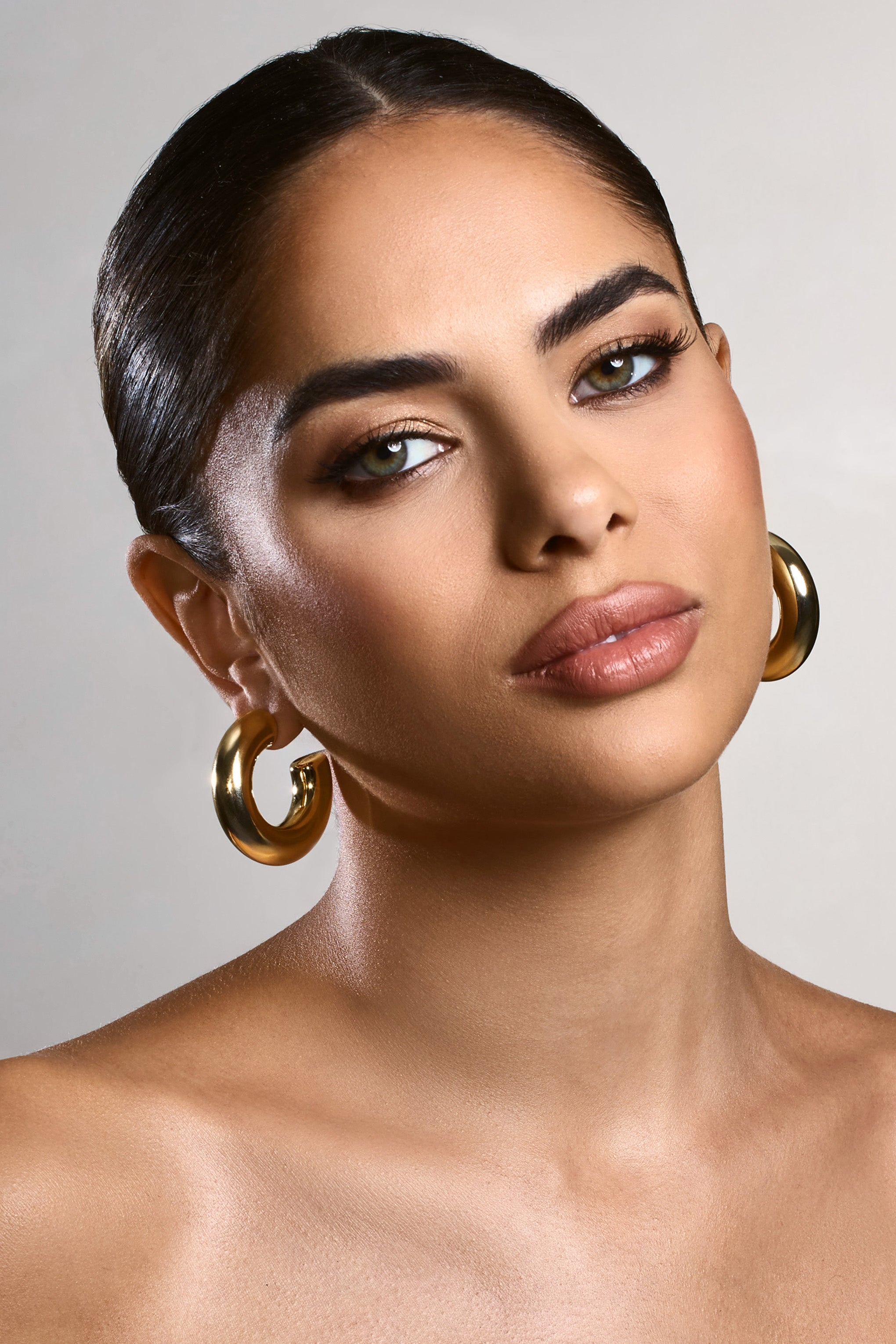 Nancy | Gold Chunky Hoop Earrings