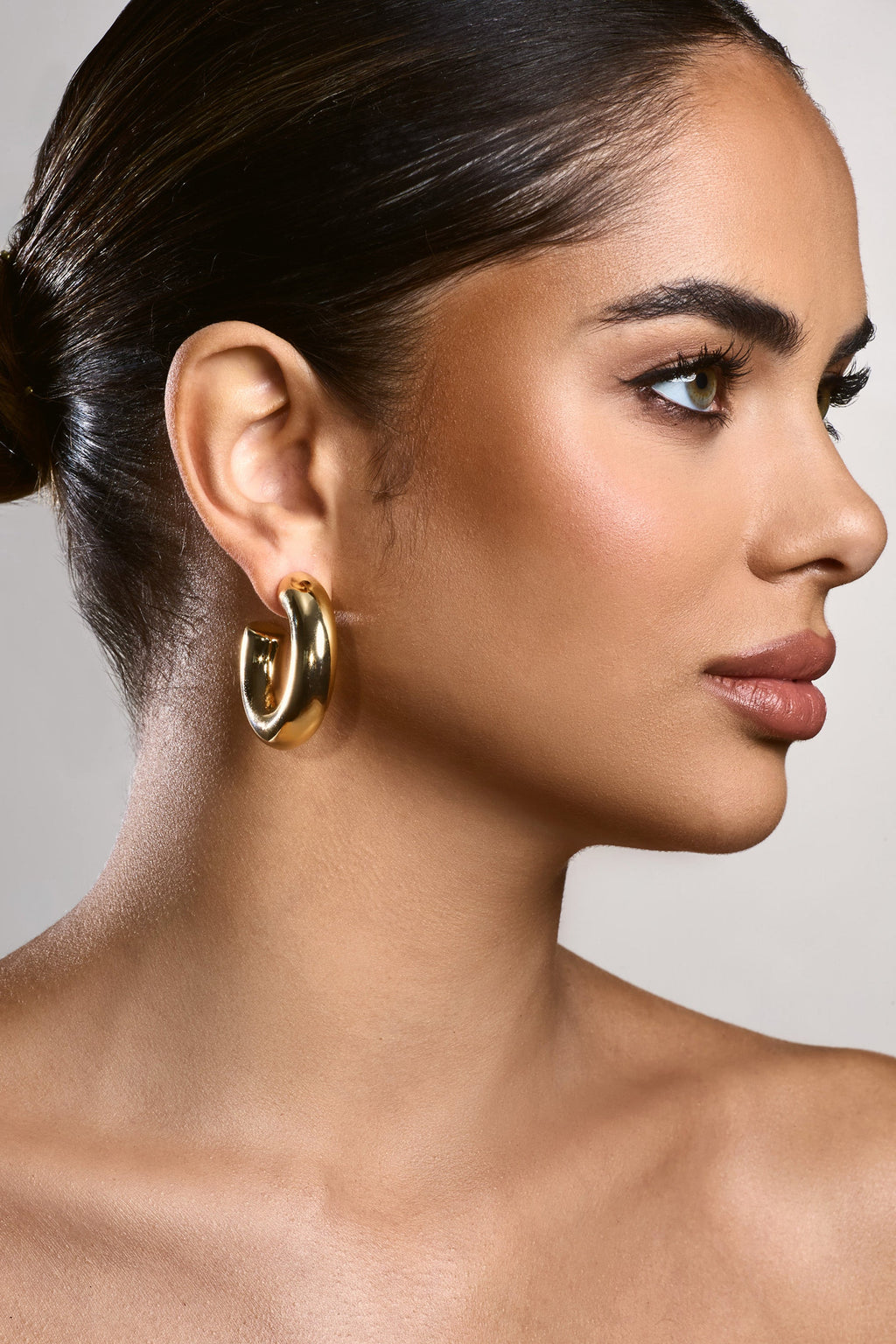 Nancy | Gold Chunky Hoop Earrings