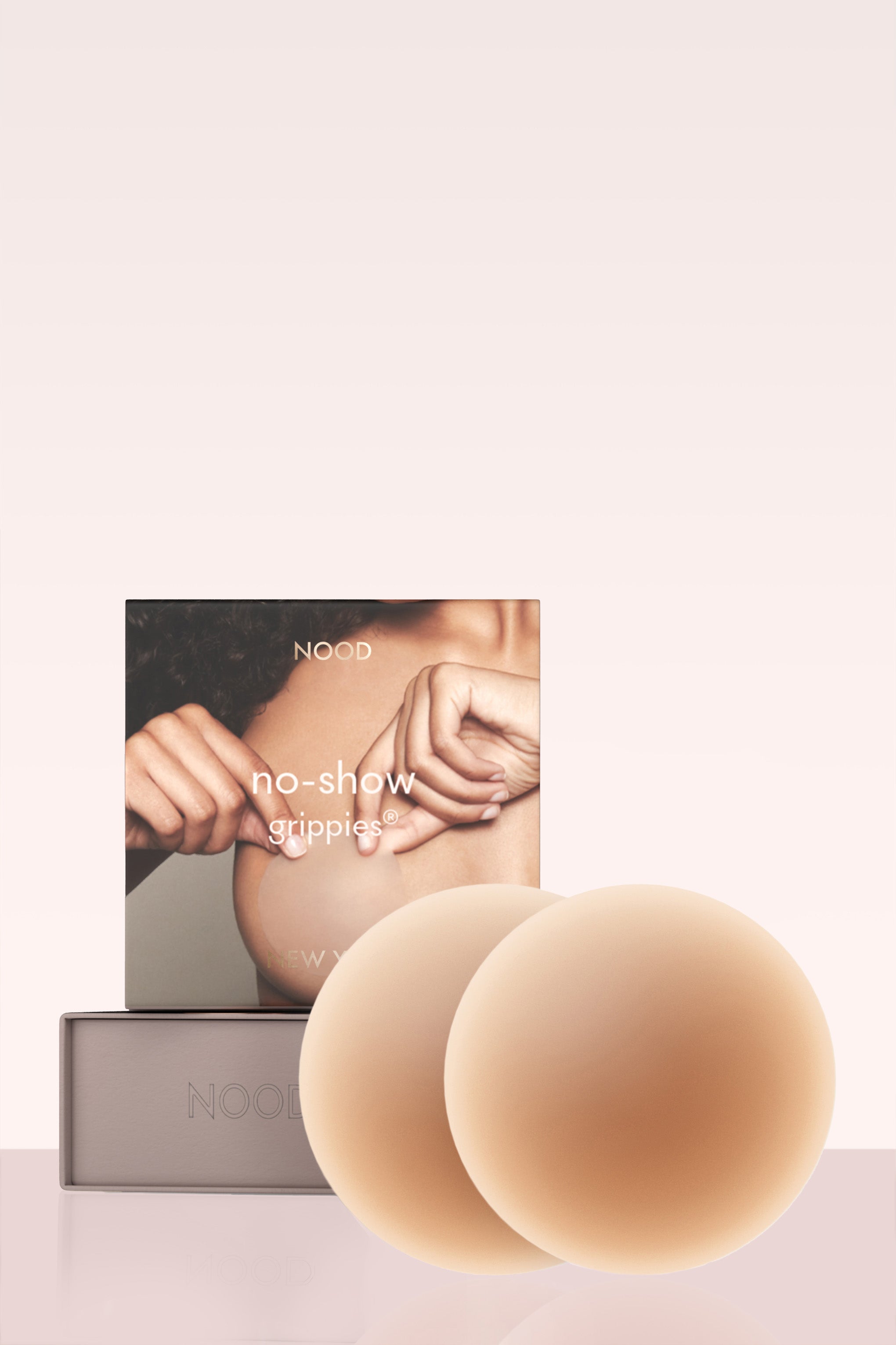 Grippies No-Show | Non-Adhesive Reusable Nipple Covers 3 Inch No.5