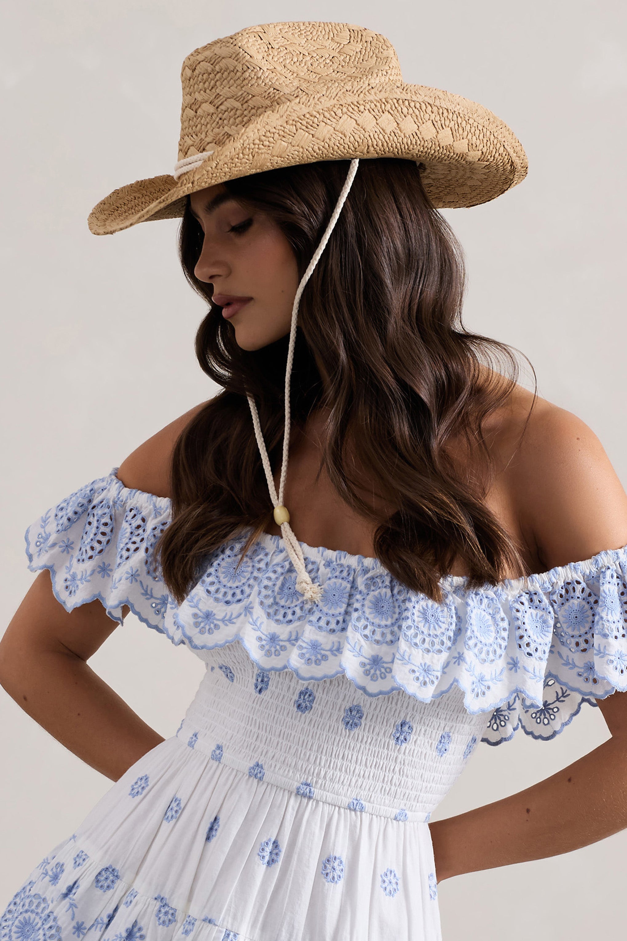 Wild At Heart | Beige Straw Sun Hat