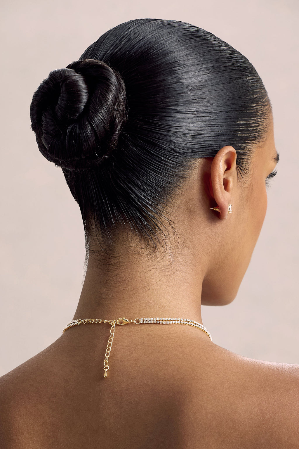 Ollie | Gold Diamante Necklace