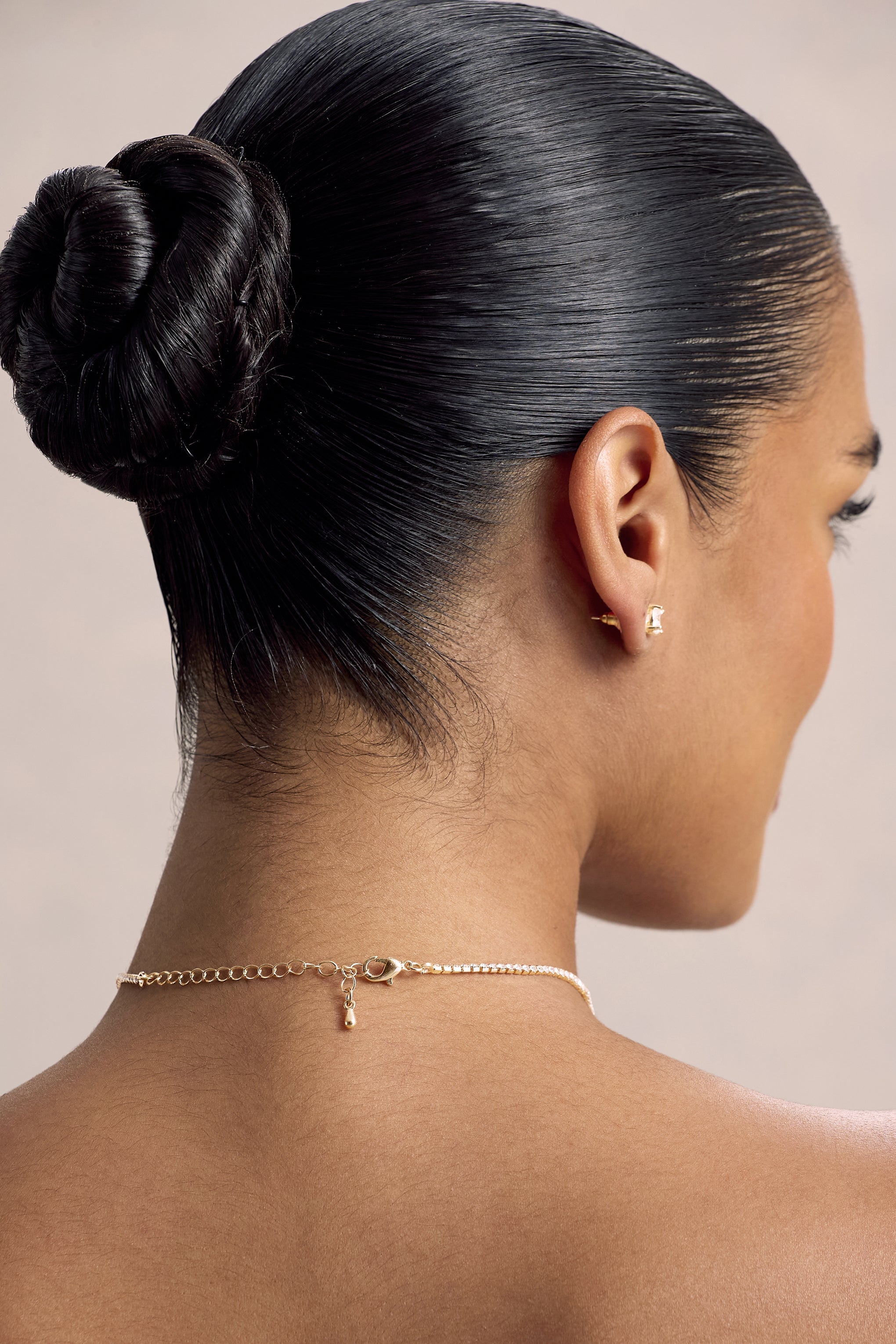 Glittering | Gold Diamante Necklace