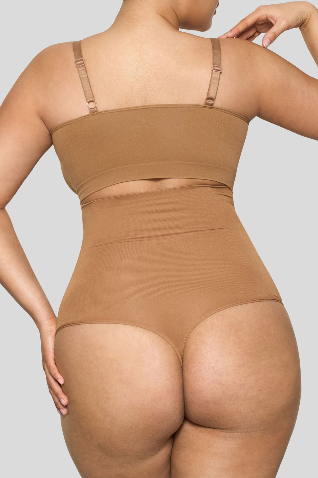BOOMBA | Caramel High-Waisted Thong Shapewear
