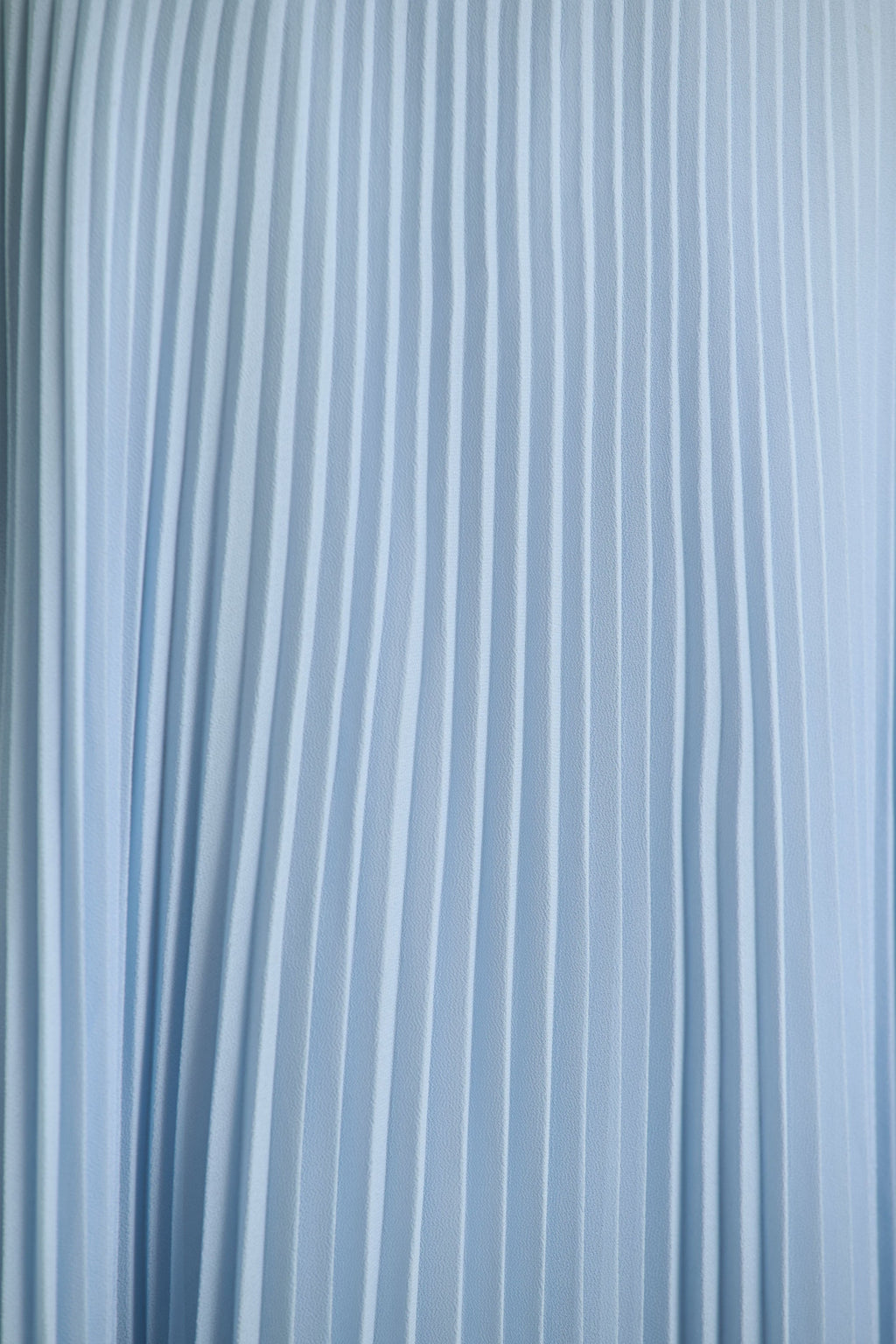 Heavenly | Powder Blue High Neck Maxi Dress With Pleated Detailing